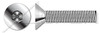 M5-0.8 X 25mm DIN 7991 / ISO 10642, Metric, Flat Head Socket Cap Screws, Alloy Steel, Zinc, Unbrako
