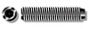 #10-24 X 1/2" Hex Socket Set Screws, Knurled Cup Point, Alloy Steel, Plain, Unbrako