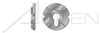 1-1/4", OD=5", THK=0.70" Round Malleable Washers, Number 30, Cast Iron, Hot Dip Galvanized
