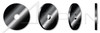 1/2" X 3" Flat Washers, Fender Washers, Steel, Black Oxide