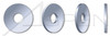 #8 Flat Washers, Machine Screw Washers, Steel, Zinc Plated