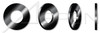 #4 SAE Flat Washers, Black Oxide Coated Steel