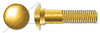 1/4"-20 X 1-3/4" Carriage Bolts, Round Head, Square Neck, Silicon Bronze