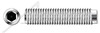 M12-1.75 X 45mm DIN 915 / ISO 4028, Metric, Hex Socket Set Screws, Dog Point, A2 Stainless Steel