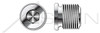 M14-1.5 DIN 908, Metric, Threaded Screw Pipe Plugs, Hex Socket Drive, Straight Thread, A2 Stainless Steel