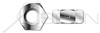 1"-14 2-Way Reversible Lock Nuts, Finished Nut Pattern, AISI 304 Stainless Steel (18-8), Waxed