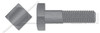 3/8"-16 X 2-3/4" Machine Bolts with Square Head, Steel