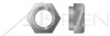 1-1/8"-7 All-Metal Lock Nuts, Prevailing Torque, Grade C Stover Collar Type, Medium Carbon Steel, Cadmium Plated, Waxed