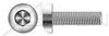 #1-72 X 1/4" Button Head Hex Socket Cap Screws, AISI 304 Stainless Steel (18-8)