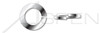 #12 Helical Spring Lock Washers, Medium Split, AISI 304 Stainless Steel (18-8)