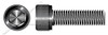 #2-56 X 3/4" Socket Cap Screws, Hex Drive, Fully Threaded, UNC Coarse Threading, Alloy Steel, Black Oxide