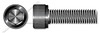 #0-80 X 1/8" Socket Cap Screws, Hex Drive, Fully Threaded, UNF Coarse Threading, Alloy Steel, Black Oxide