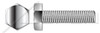 1/2"-20 X 6" Fully Threaded Hex Head Tap Bolts, Stainless Steel 18-8