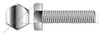 1"-8 X 6" Fully Threaded Hex Head Tap Bolts, Stainless Steel