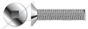 #8-32 X 3/4" Machine Screws, Flat Square Drive, 82 Degree Countersink, Full Thread, AISI 304 Stainless Steel (18-8)