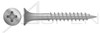 #10-8 X 3/4" Deck Screws, Bugle Phillips Drive, Coarse Thread, Sharp Point, Steel, Dacrotized Finish