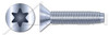 5/16"-18 X 3/4" Flat Head Trilobe Thread Rolling Screws for Metals with 6Lobe Torx(r) Drive, Steel, Zinc Plated and Waxed
