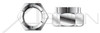 3/8"-24 Flex Type Lock Nuts, Light Hex, Full Height, AISI 304 Stainless Steel (18-8)