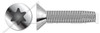 5/16"-18 X 3/4" Type F Thread Cutting Screws, Flat Head with 6Lobe Torx(r) Drive, Stainless Steel 18-8