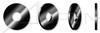 1/4" Flat Washers, Flat Washers, Machine Screws Style, Black Oxide Coated Stainless Steel