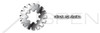 #4 Tooth Lock Washers, Internal-External Tooth Washer, AISI 304 Stainless Steel (18-8)