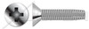 1/4"-20 X 1-1/2" Type F Thread Cutting Screws, Flat Countersunk Head with Phillips Drive, 410 Stainless Steel
