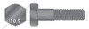 M14-2.0 X 90mm Hex Cap Screws, Partially Threaded, DIN 931 / ISO 4014, Class 10.9 Steel, Plain