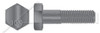 M6-1.0 X 45mm Hex Cap Screws, Partially Threaded, DIN 931 / ISO 4014, Class 10.9 Steel, Plain