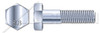 M5-0.8 X 60mm Hex Cap Screws, Partially Threaded, DIN 931 / ISO 4014, Class 8.8 Steel, Zinc Plated