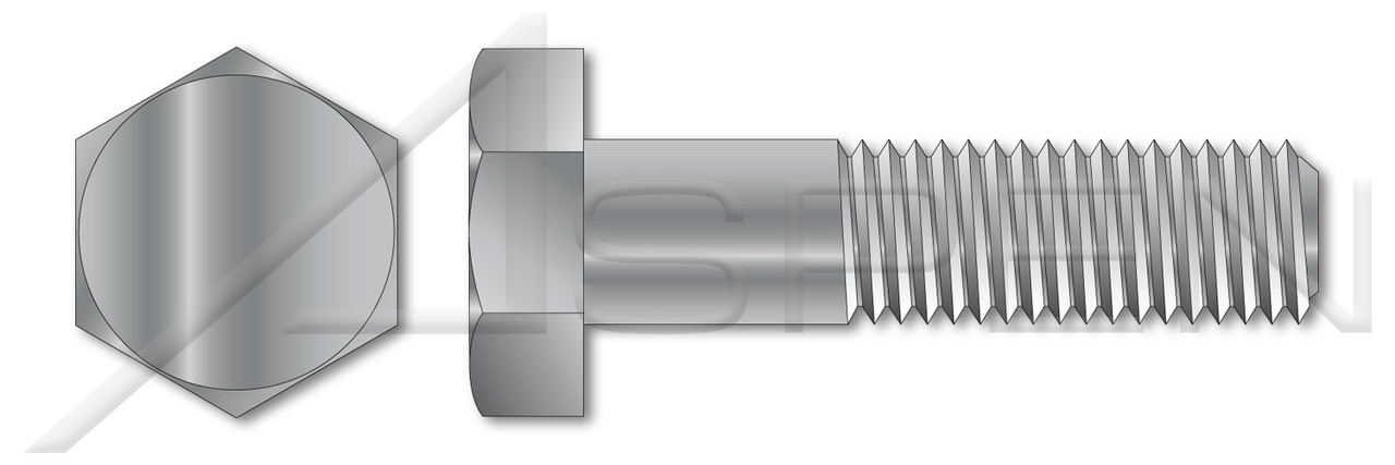 3/4"-10 X 18" Machine Bolts with Hex Head, Partially Threaded, A307 Steel, Hot Dip Galvanized