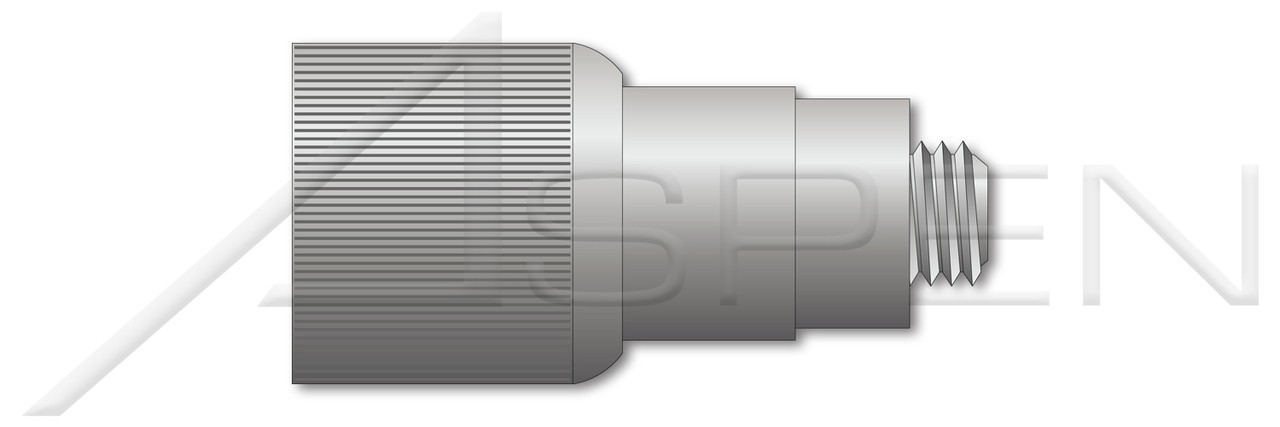 #10-32 X 0.37", THK=0.250" Retractable Captive Panel Fasteners, Flare In Style, Slotted Drive, Natural Finish