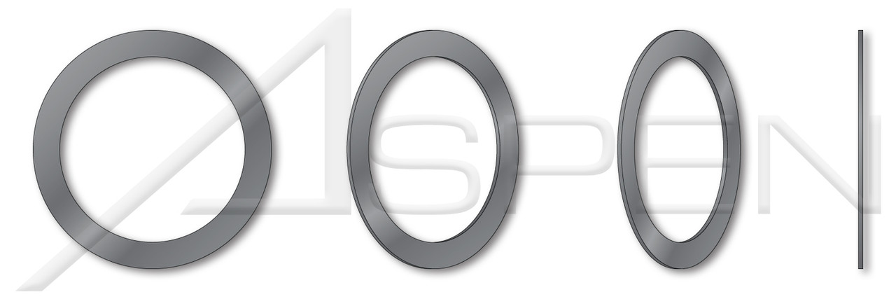 ID=36mm, OD=45mm, THK=0.5mm DIN 988, Metric, Precision Shim Rings, Spring Steel, Hardened, Plain
