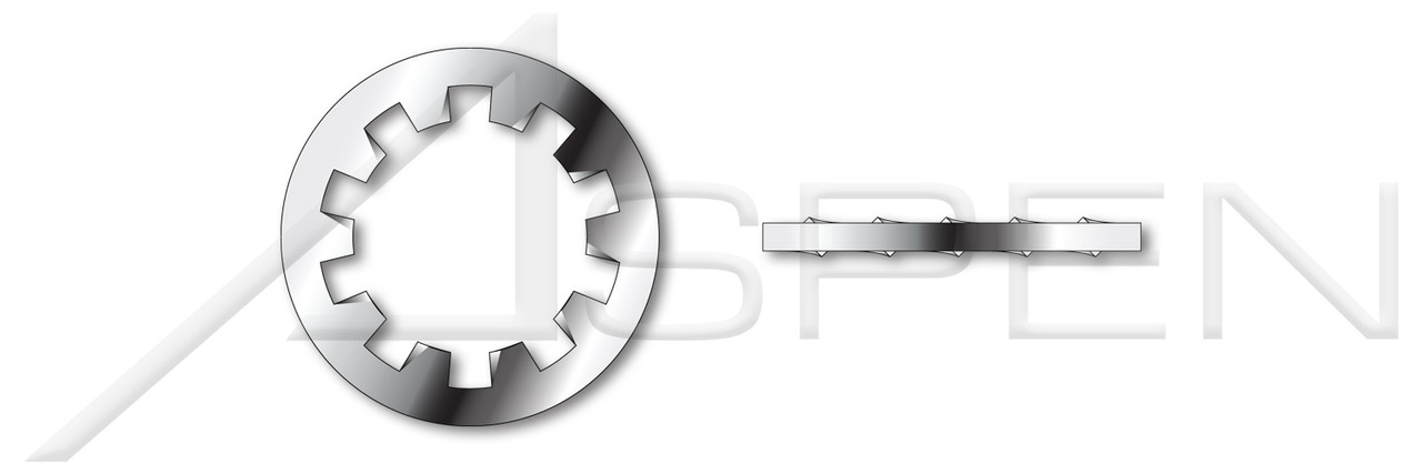 M24 Internal Tooth Lock Washers, DIN 6797 Type J, A2 Stainless Steel