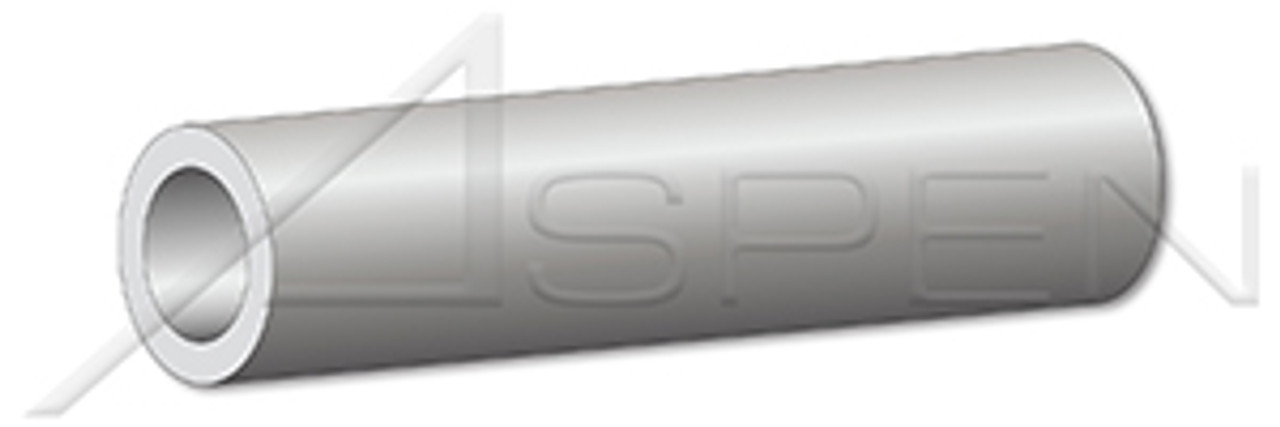 #4 X 1", ID=0.115" Round Spacers, 1/4" Diameter, Aluminum #4 X 1", ID=0.115" Round Spacers, 1/4" Diameter, Aluminum