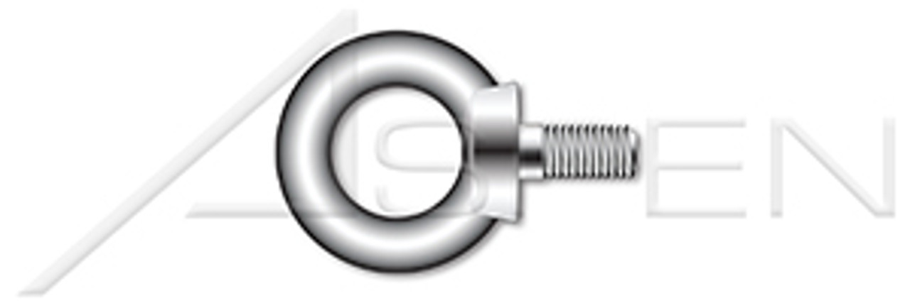 M16-2.0 DIN 580 / ISO 3266, Metric, Lifting Eye Bolts, A2 Stainless Steel