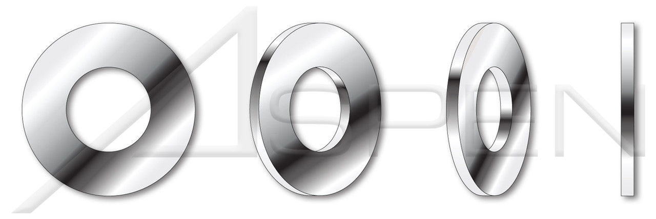 M45 Flat Washers, DIN 125 Type A / ISO 7089, Stainless Steel A2