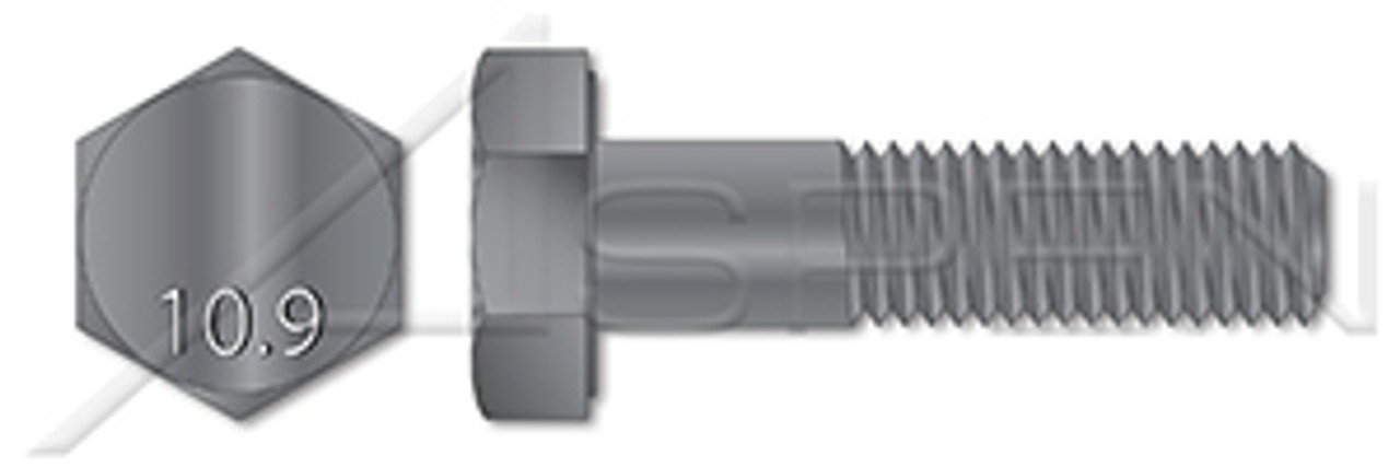 M20-2.5 X 130mm DIN 6914 / ISO 7412, Metric, Heavy Structural Hex Bolts, Class 10.9 Steel, Galvanized