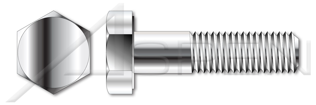 M20-2.5 X 290mm Hex Cap Screws, Partially Threaded, DIN 931 / ISO 4014, A2 Stainless Steel