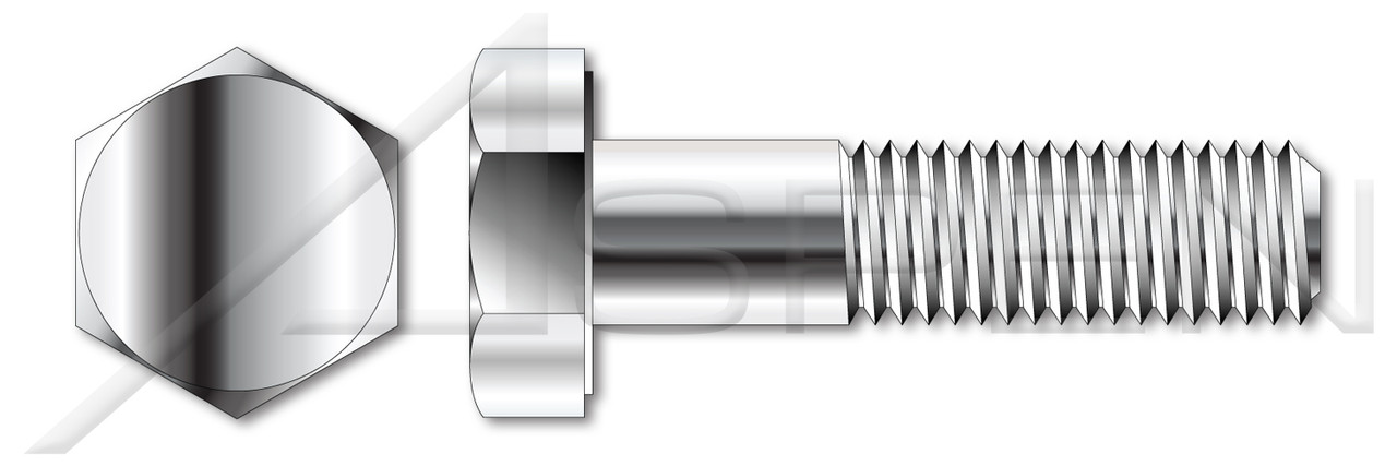 M33-3.5 X 100mm Hex Cap Screws, Partially Threaded, DIN 931 / ISO 4014, A2 Stainless Steel