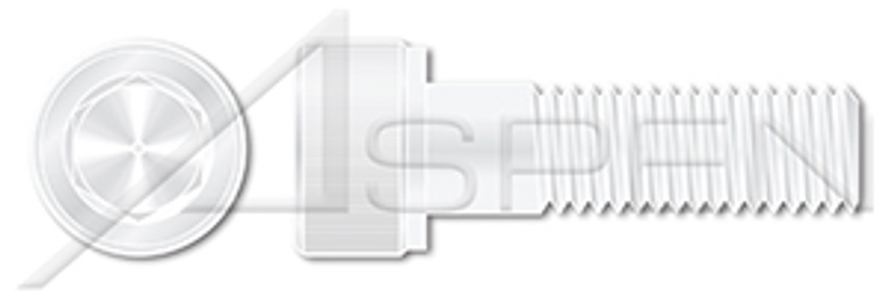 M12-1.75 X 20mm DIN 912 / ISO 4762, Metric, Hex Socket Head Cap Screws, Nylon 6/6