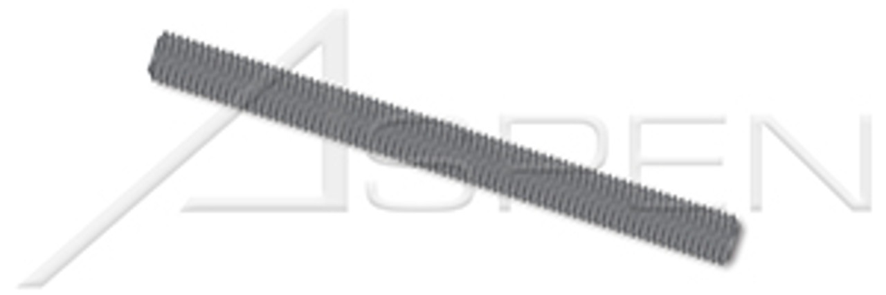 M27-3.0 X 1m DIN 975, Metric, Threaded Rods, Class 4.6 Steel, Plain