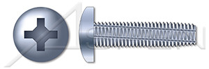 M3-0.5 X 6mm Thread Cutting Screws, Pan Head with Phillips Drive, Zinc Plated Steel, DIN 7516 Type A