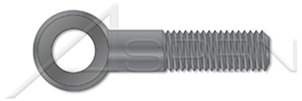 M10-1.5 X 30mm DIN 444 Type B, Metric, Precision Swing Eye Bolts, Class 4.8 Steel, Plain