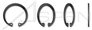 M11 DIN 472, Metric, Internal Retaining Rings, Spring Steel, Phosphate Coated