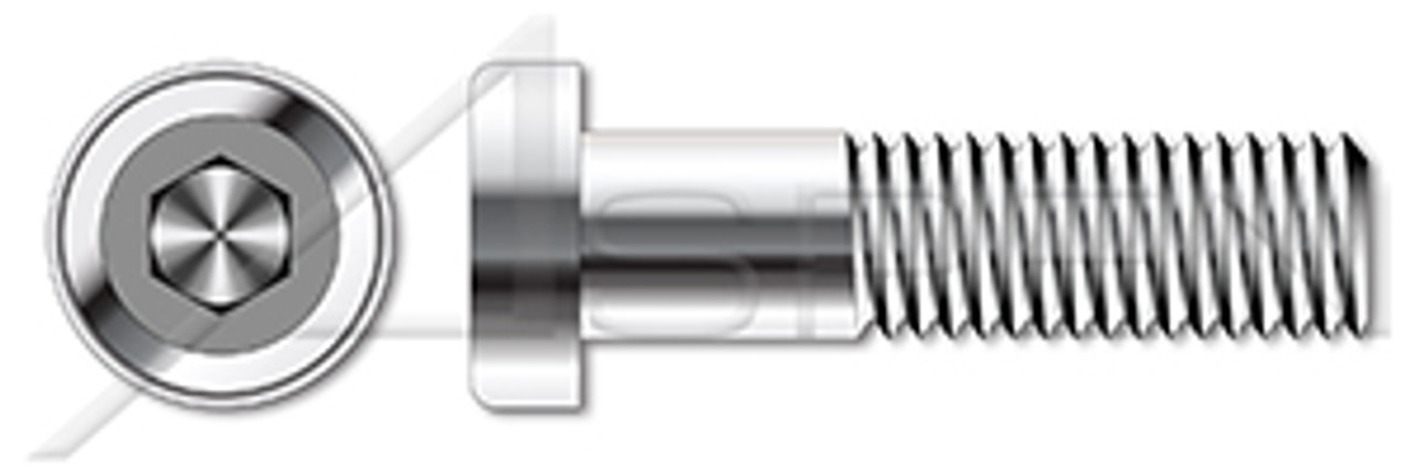 M6-1.0 X 14mm Low Head Socket Cap Screws with Hex Drive, Stainless Steel A2, DIN 7984