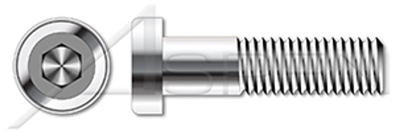 M12-1.75 X 65mm Low Head Socket Cap Screws with Hex Drive and Key Guide, Stainless Steel A2, DIN 6912