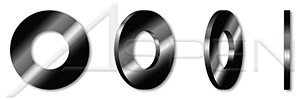 M22 DIN 6916 / ISO 7416, Metric, Construction Flat Washers, Steel, Hardened, Hot Dip Galvanized, Black