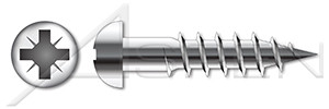 M4 X 30mm DIN 7996, Metric, Wood Screws, Round Pozidriv Alternative Drive, A4 Stainless Steel