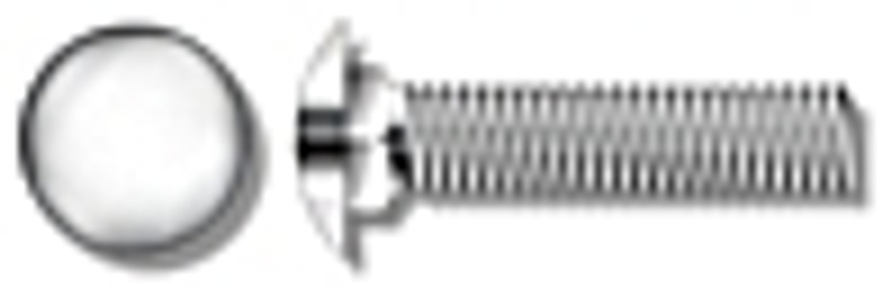 M16-2.0 X 260mm DIN 603 / ISO 8677, Metric, Carriage Bolts, Round Head, Square Neck, A4 Stainless Steel