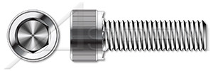 M8-1.25 X 25mm DIN 912 / ISO 4762, Metric, Hex Socket Head Cap Screws, Serrated, Full Thread, A2 Stainless Steel